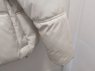 Plumífero Zara Blanco Talla M