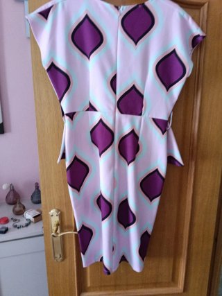 Vestido Peplum Estampado