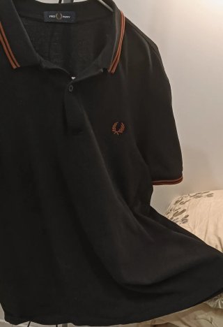 Camiseta Fred Perry Negra