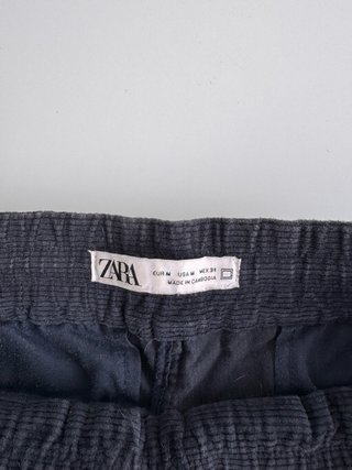 Calças Bombazine Zara Azuis Homem M
