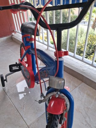 Bicicleta Spiderman Azul y Roja