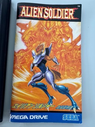 Alien Soldier Sega Mega Drive MegaDrive MD Jap