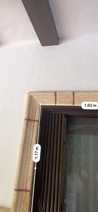 Ventana mallorquina abatible 4hojas.Dos ventanas