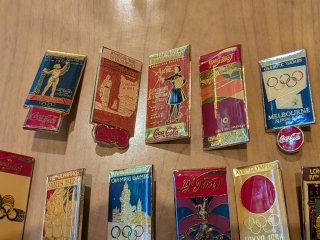 Lote 21 pins Coca-Cola Juegos Olímpicos