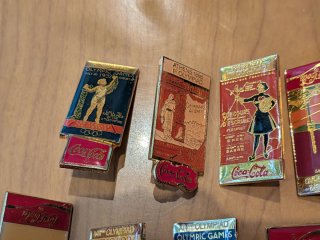 Lote 21 pins Coca-Cola Juegos Olímpicos