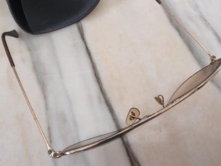 Gafas Ray-Ban Aviator Marrón y Dorado