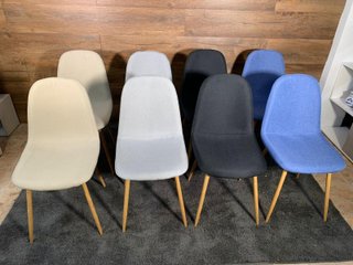 Set da Pranzo Nordico: Tavolo + 4 Sedie Imbottito