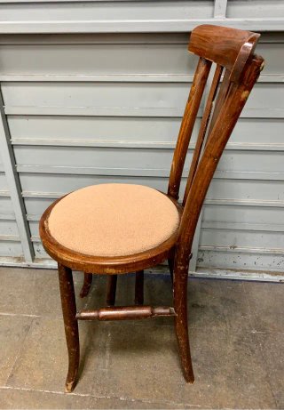 Silla Madera Vintage Thonet Beige/Marrón