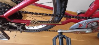 Bicicleta infantil Btwin roja