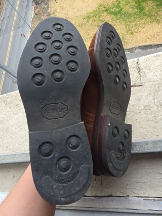 Scarpe Derby Morlands Vintage Marroni