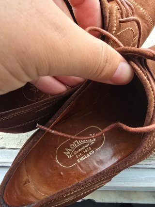 Scarpe Derby Morlands Vintage Marroni
