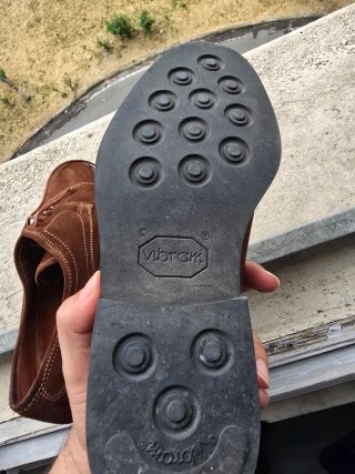Scarpe Derby Morlands Vintage Marroni