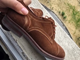 Scarpe Derby Morlands Vintage Marroni