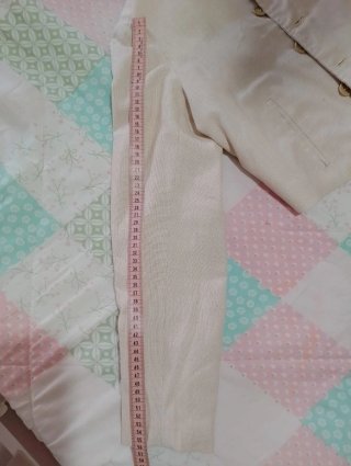 Chaqueta flamenca blanca Talla 12 niñ@