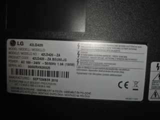 Televisor LG 42 Negro