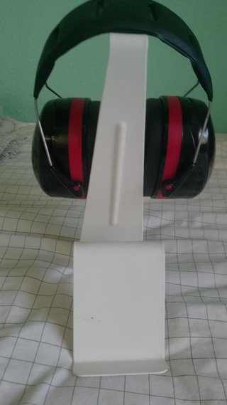 Soporte Auriculares Escritorio Blanco