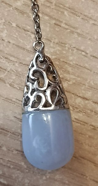 Colgante Plata con Piedra Azul