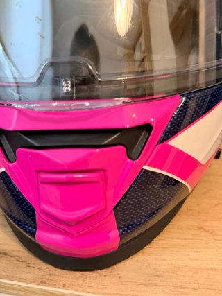 Casco Moto Mujer LS2 Rosa Talla L