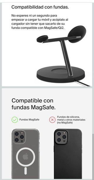 Belkin BoostCharge Qi2 3-en-1 Estación de Carga