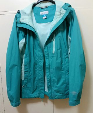 Chaqueta Columbia Waterproof Mujer turquesa T/L