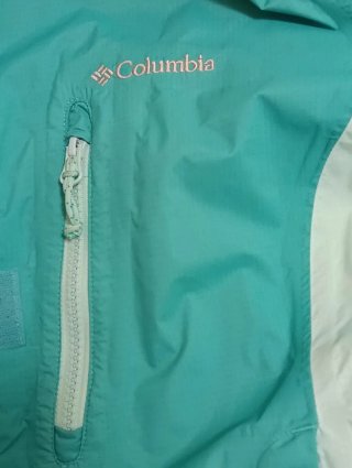 Chaqueta Columbia Waterproof Mujer turquesa T/L