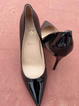 Tacones Christian Louboutin Kate 10cm Negros 38