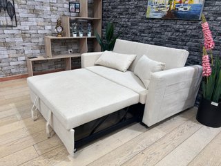 Sofá Cama Beige 138cm Tela