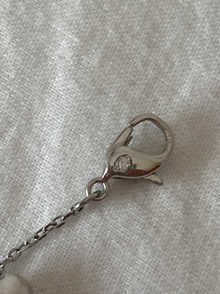 Collar Corazón Perlas Plata