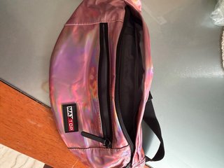 Marsupio MaxTop Rosa Holografico 3 Tasche