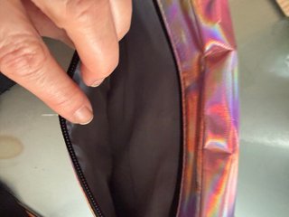 Marsupio MaxTop Rosa Holografico 3 Tasche
