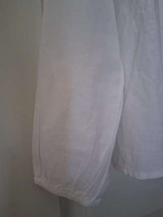 Blusa niña manga larga blanca 5-6 años