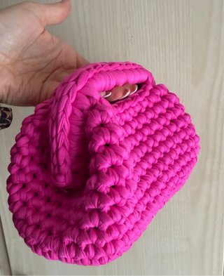 Borsa a mano rosa