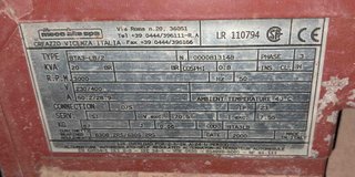 Grupo generador 20 kVA por cardan tractor 2 USOS.