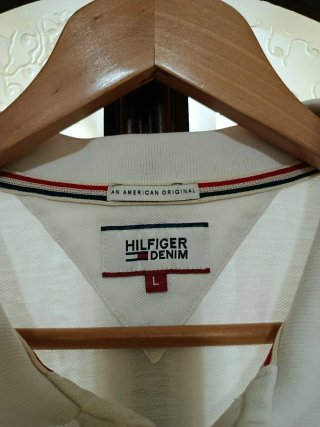 Oferta !! Polo Tommy Hilfiger Blanco Talla L