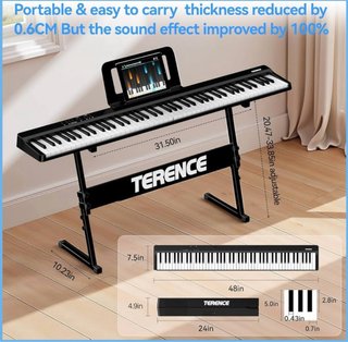 Piano Digital Portátil TERENCE 88 teclas