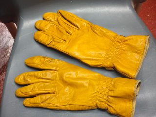 Guantes de moto amarillos XL