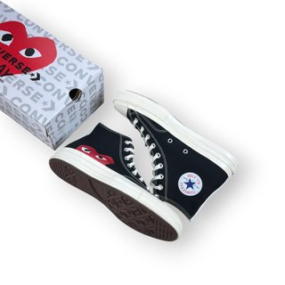 Converse Chuck Taylor All Star 70 Hi Comme des Garcons PLAY Black EU 42.5