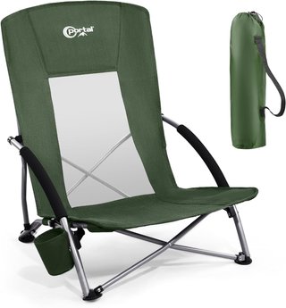 Silla Playa Plegable con Portavasos
