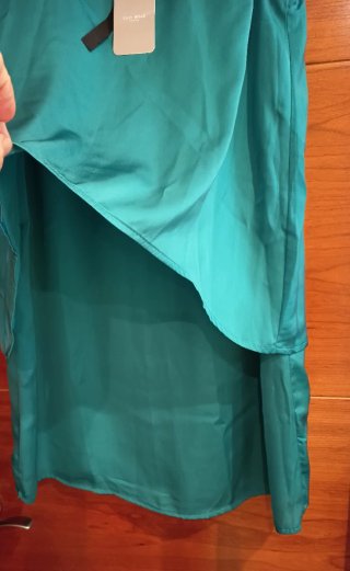 Vestido fiesta verde corto