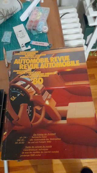 Automobil Revue 1980 Catálogo Coches