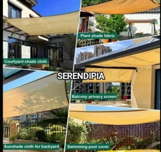 TOLDO VELA DE SOMBREO CUADRADO 3X3 BEIGE.