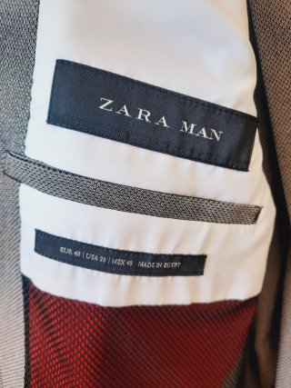 Traje de hombre Zara gris. Nuevo con etiquetas