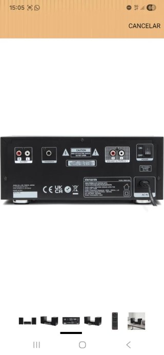 AIWA MSBTU-550 Mini Hi-Fi Estéreo