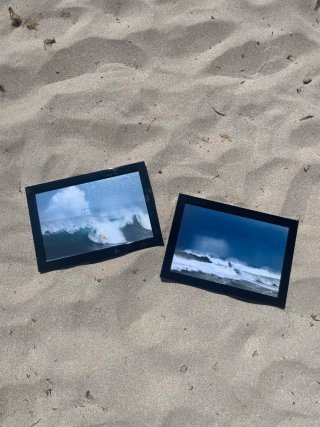 Stampa fotografia onde mare