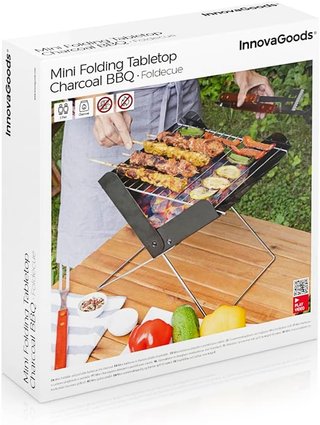 InnovaGoods barbacoa portátil carbón camping