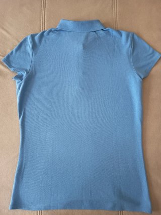 Polo Mujer Manga Corta Azul