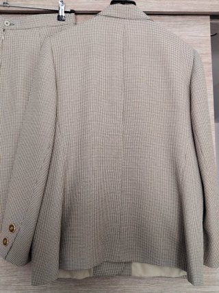 Traje chaqueta y falda pata de gallo T.46