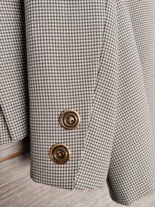 Traje chaqueta y falda pata de gallo T.46