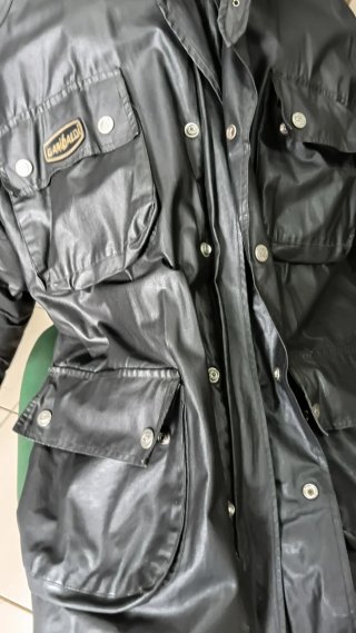 Chaqueta Barbour Garibaldi Negra original