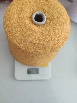 Bobina Hilo Boucle Amarillo Oro